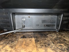 Sharp Linytron Vintage 19” Screen Tv Without Remote, Tested Works