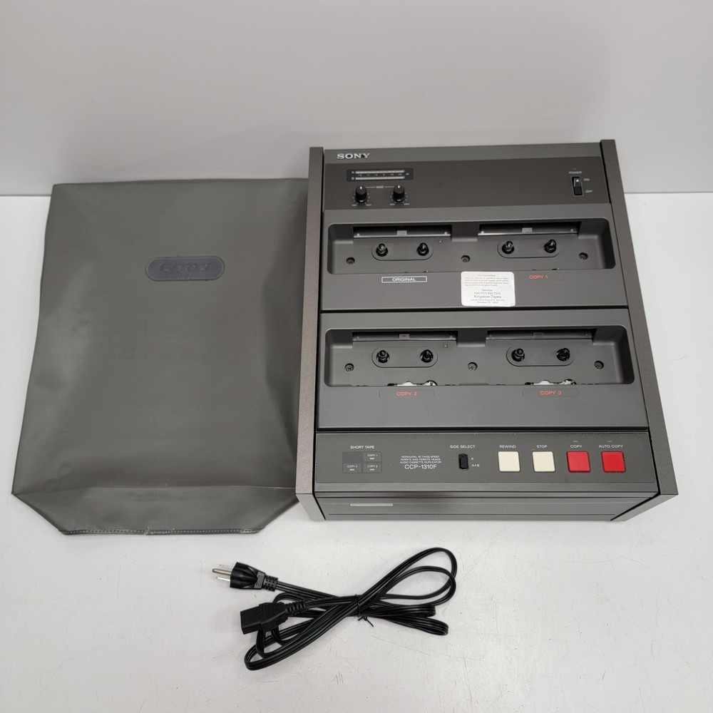 SUPER NICE – EXCELLENT – Sony CCP-1310F Cassette Duplicator 3 Copy 16x Speed