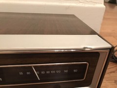 Vintage Zenith Circle Of Sound Solid State AM FM Table Radio K421W Tested