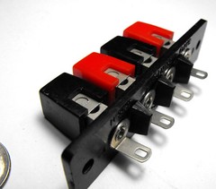 TUBE SS AMP POWER SPEAKER OUTPUT AMPLIFIER PIONEER SPRING CONNECTION TERMINAL