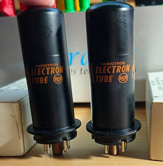6L6Y MATCHED PAIR RCA AUDIO POWER TUBES NOS NIB *eTRACER* #12B2