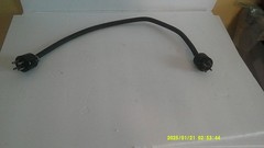 Vintage Male to Male Cable Mount Amphenol Plug 4-pin, Leslie Hammond 22″