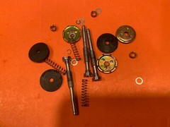 Dual 1229Q Vintage Stereo Turntable Parting out – Transport Screws Complete