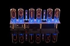 Nixie Tube Clock KIT DIY IN-18 PCB+All Parts Arduino comp. 12/24H WITHOUT TUBES