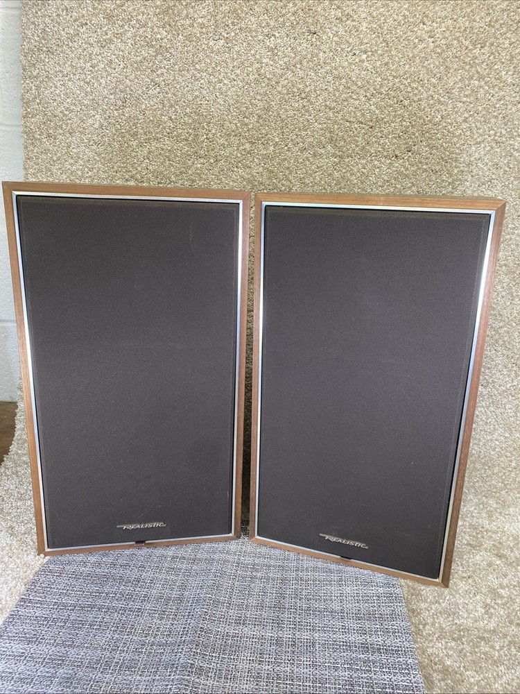 Realistic Nova-15 Cat. No 40-4034 Speakers Pair Walnut Tested