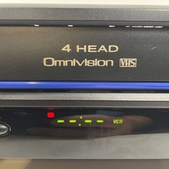 Panasonic PV-V4022 Omnivision Blue Line 4 Head VHS VCR Player With Remote