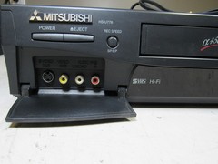 Mitsubishi HS-U776 S-VHS Hi-Fi Stereo VCR VHS Player Recorder Tested