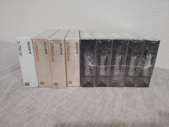 9 New Sealed Betamax Beta Blank Tape Lot, Sony ES-HG/ L-750, Scotch EG L750