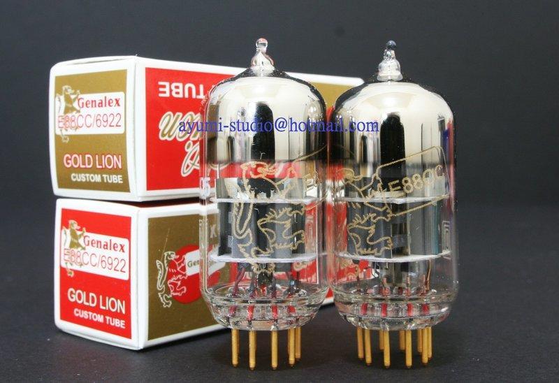 Match 1 pair NEW Genalex Gold Lion E88CC Tubes ECC88 6922 6DJ8 Cryo treatment