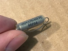 NOS Vintage .0034 uf 600v Sprague 96P Vitamin Q .0033 Amp Tone Capacitor (Qty)