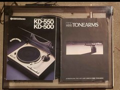 Kenwood KD-500 Direct Drive Turntable + ADC LMF-2 Tonearm Micro Acoustics 2002e