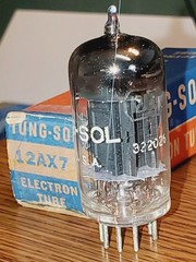 RCA 12AX7 Black Plate “Tung-Sol” NOS/NIB MaxiPreamp2/TV7 Tested (1)Tube Lot