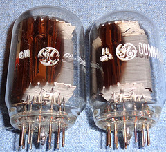 2 NOS GE 6JN6 Vacuum Tubes – 17.5 Watts for David Berning & Milbert Audio Amps