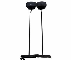 Bose 161 Speakers with Genuine UFS-20 Bose Floor Stands Pair 36” Connects To 123