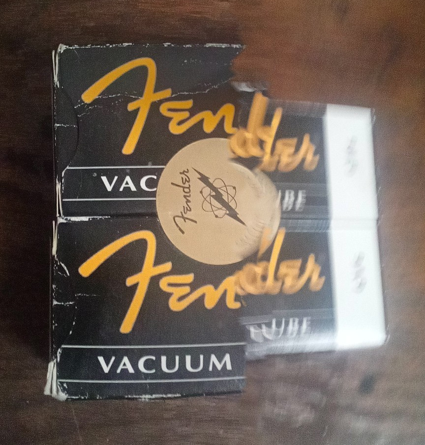 Fender 6V6 Vacuum Tube, Model 6V6 MPN 6V6 – Lot of 2 Boxes