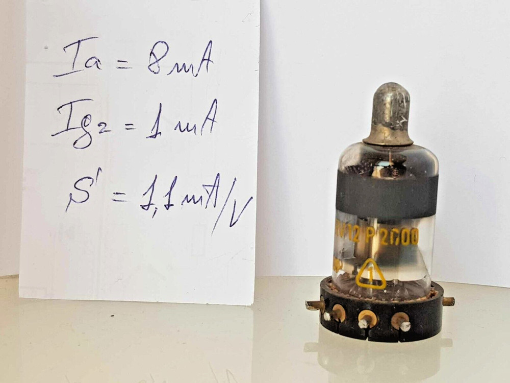 1 x RV12P2000 RFT RWN NEUHAUS HF/VHF Radio Tube PV1 TESTED