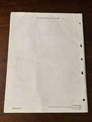 BIC Model T-3M Two Speed Cassette Deck Technical Service Manual Original OEM