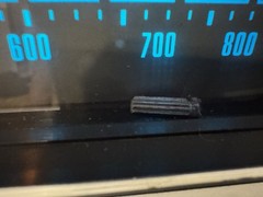 Vintage Nikko 5055 Stereo Receiver Silver Face Works Missing Buttons Part Repair