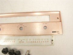 Vintage Harman Kardon Sonnet T230 Original Factory Faceplate Glass Knobs Lamps