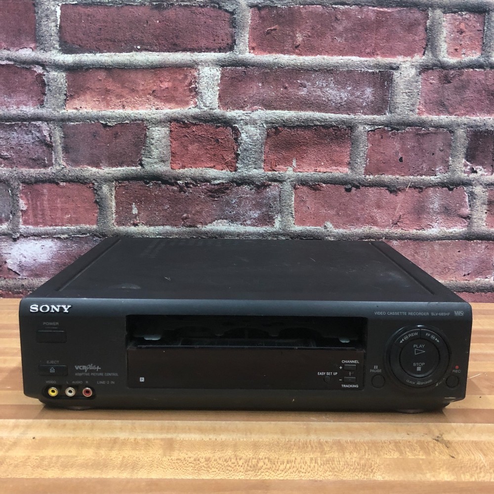 Sony SLV-685HF 4-Head Hi-Fi Stereo VHS Video Cassette Player fully tested works