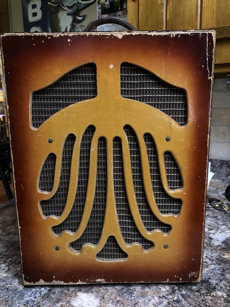 Vintage Kay tube Guitar Amplifier with Rola Speaker.