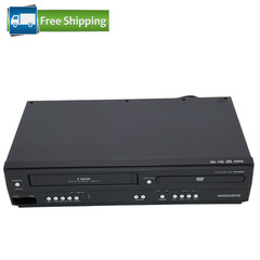 Magnavox DVD VCR VHS to Digital Converter Bundle VHS to MP4 Recorder AV to HDMI