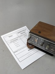 Vintage Zenith Circle of Sound AM Clock Radio B285W Dial-Lite Woodgrain Tested