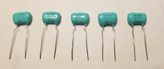 10-Pack Vintage Mallory EPM NOS Blue Drop Capacitor 0.05uf 600v Tube/Guitar Amp