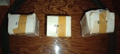 3x Vintage SHARP EA-17 AC Adapters OEM Original In Box Retro Electronics NOS