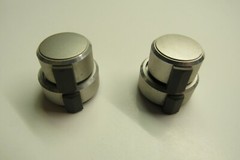 1 ONLY OF 3 TEAC X-300 X-300R 2-PART MIC LINE OUTPUT CONTROL KNOB