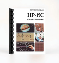 Manual for Hewlett Packard HP 15C Calculator half-letter size