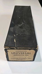 X RARE VHTF NOS 1950s Vintage Livingston Universal Broadcast Tonearm, Mono
