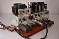 Vintage PILOT SA-232 EL84 Tube Power Amplifier & SP-210 Preamplifier -SERVICED-