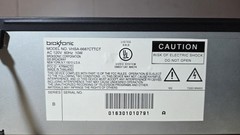 Broksonic VCR VHS Video Cassette Player Recorder VHSA-6687CTTCT Tested