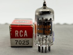 Balanced NOS RCA 7025 Short Gray Plates Halo Getter NIB Cond Tests NOS Amplitrex