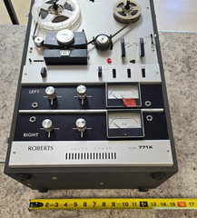 Vintage Rheem Roberts 771X Reel to Reel Recorder made in Japan -Video to hear it