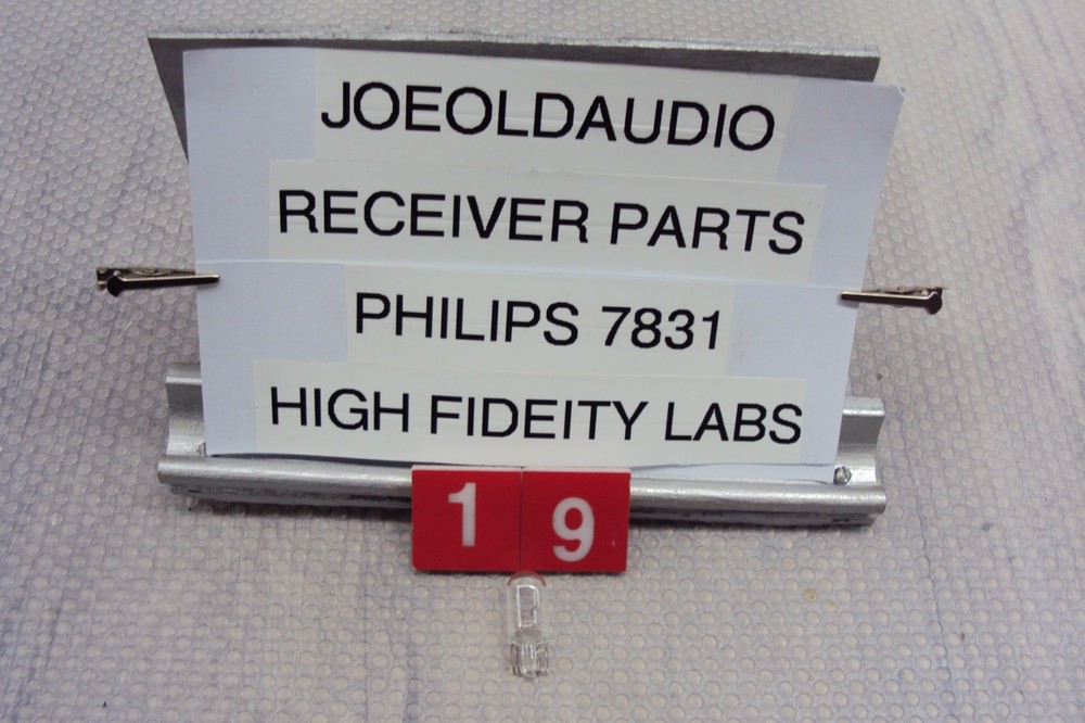 Philips 7831 Receiver Replacement Tuning Meter Lamp. Tested Parting Entire 7831