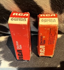 50 Year Old Vacuum Tubes | 4 7091A’s | 4 7025’s | 2 6GH8A’s & 1 6C4
