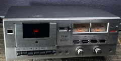 TEAC A105 Stereo Cassette Deck For Parts Repair 03722