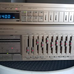 Marantz TA170AV Stereo Receiver Tuner Graphic Equalizer Gold Vintage