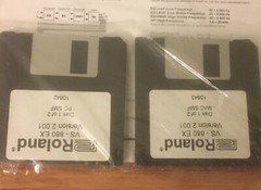 Unopened Ver.2.001 Roland VS-880EX Workstation Update Package for Mac & PC Disk