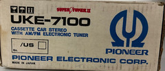 Pioneer UKE-7100 Cassette Car Stereo with AM/FM Electronic Tuner