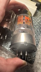 Date & Gm Matched Pair Sovtek 6550 WE 2007 Welded, Dual O Getters Russian Tanks