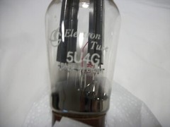 New In Box Ruby 5U4GC Vacuum Tube NOS Rectifier Shoulder Type Brown Base China