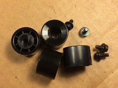 4 New Marantz FEET w/ hardware for Vintage 2270 2230 2245 Receiver Foot Parts .