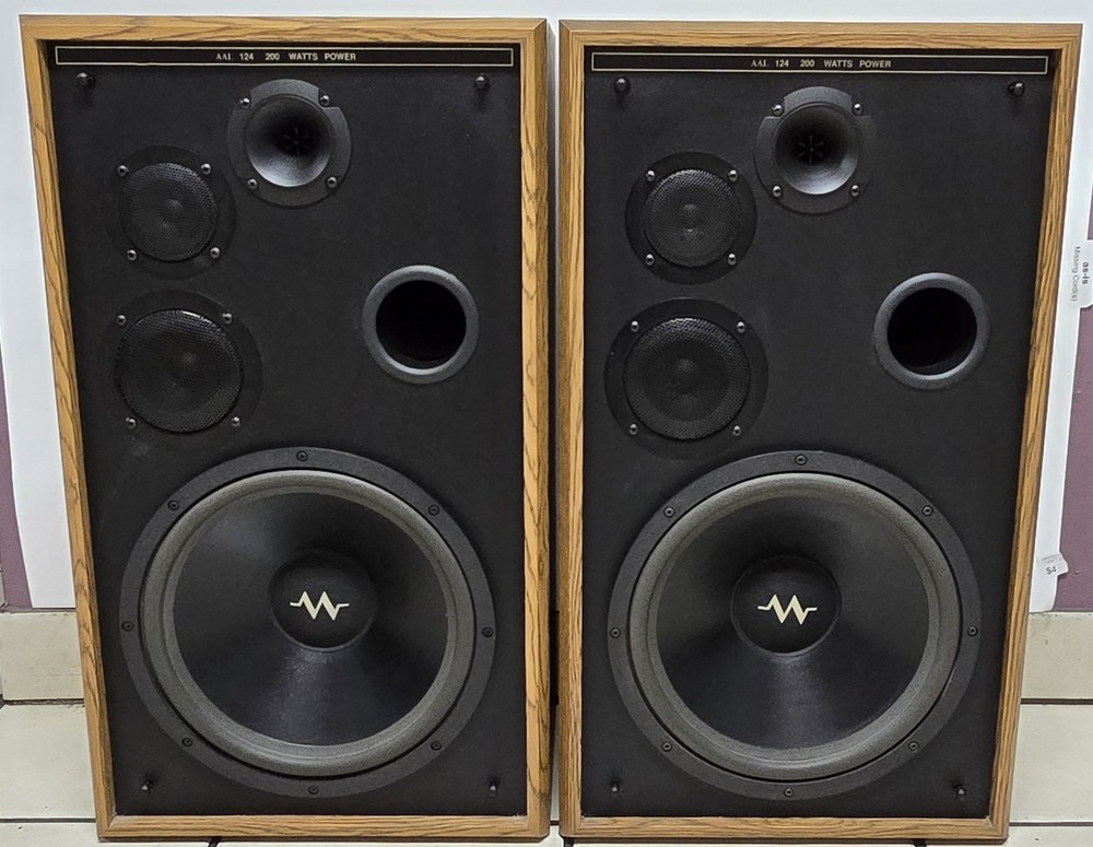 Tested Pair 2 MTX AAL 124 Floor Tower Speakers Vintage Home Audio 12” Drivers