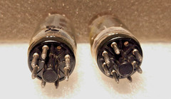 PAIR 1970’s SYLVANIA 7591A ‘Coin-Base’ Power Tube