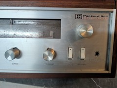 Vintage PACKARD BELL SOLID STATE RPS 02 W/ GARRARD TURNTABLE Wood Cabinet