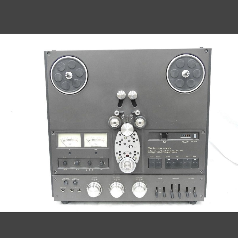 Technics RS-1500U RS1500U Vintage Reel to Reel Tape Deck Black JapanUnit Type