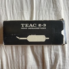 TEAC E-3 Head Demagnetizer 117V w Box And Manual